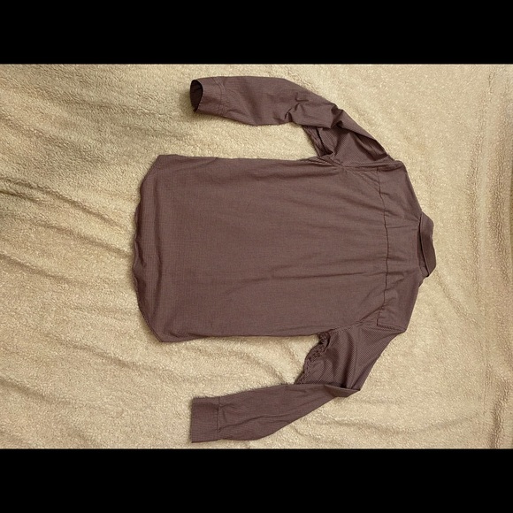 Red and White Plaid Dress Shirt Size Large - Picture 4 of 4